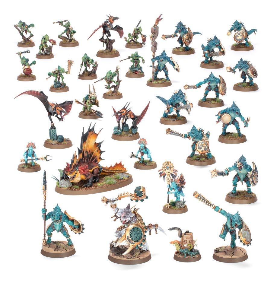 Spearhead Seraphon – Sunblooded Prowlers